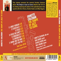 Coleman, Ornette: Shape of jazz to come