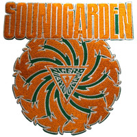 Soundgarden: Badmotorfinger orange on green
