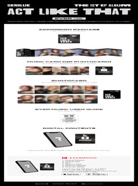 Genblue: 1ST EP ALBUM [ACT LIKE THAT]