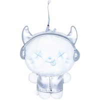 Aespa: [SYNK : aeXIS LINE] FANLIGHT DOLL KEY RING (SILVER ver.)