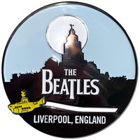 Beatles : Liverpool skyline & yellow submarine
