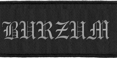 Burzum : Burzum logo silver