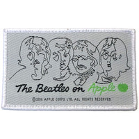 Beatles: Beatles on apple black on white