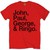 Beatles : John, paul, george & ringo - T-paita
