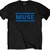 Muse : Dark blue logo - T-paita