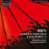 Koukl, Giorgio / Rieti, Vittorio / Rossetti, Virginia : Complete piano solo & duo works, vol.  3