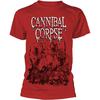 Cannibal Corpse : Pile of skulls 2018 (red)