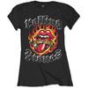 Rolling Stones : Flaming tattoo tongue