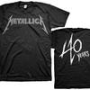 Metallica : 40th anniversary songs logo