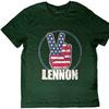 Lennon, John : Peace fingers us flag