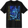 Iron Maiden : Fear of the dark blue tone eddie vertical logo