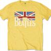 Beatles : Drop t logo & vintage flag
