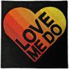 Beatles : Love me do gradient heart