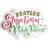 Beatles : Strawberry fields forever logo embossed